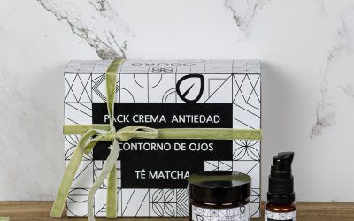Pack Crema Antiedad + Contorno de Ojos Té Matcha Gaura Aromara Pontevedra