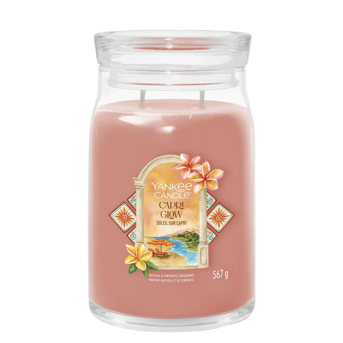 Yankee Candle - Capri Glow - Bote Grande 567 g vela aromatica Aromara