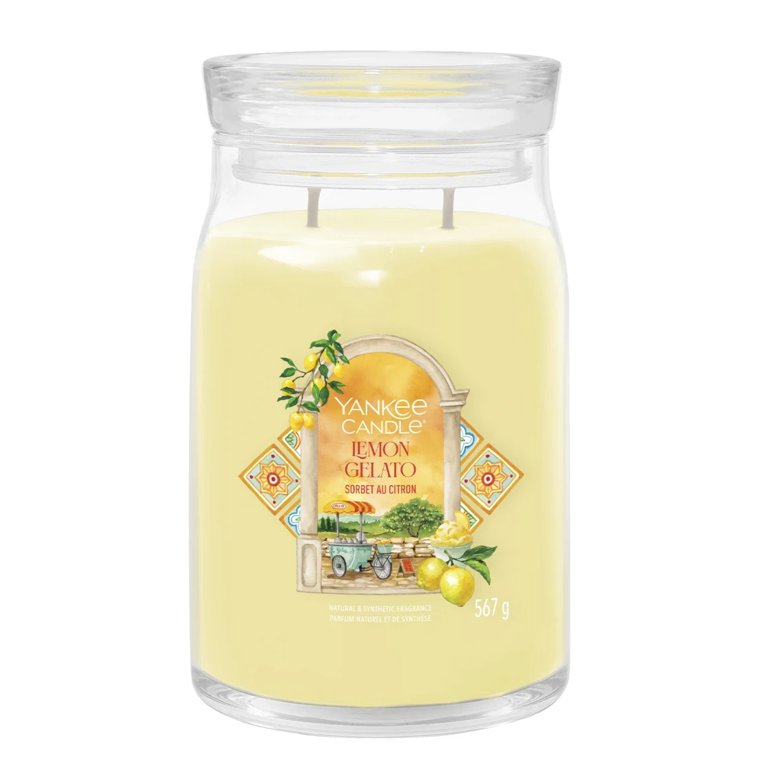 Yankee Candle - Lemon Gelato - Bote Grande 567 g Aromara