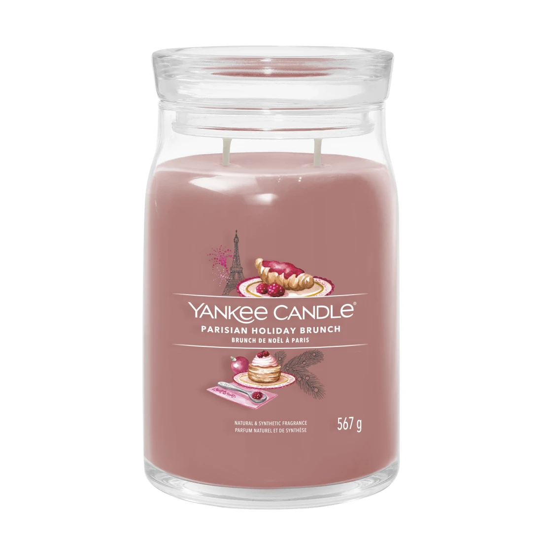 Yankee Candle - Parisian Holiday Brunch - Bote Grande 567 g vela aromatica Aromara